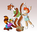 Brats vs Babysitter - by Tato by wolfcub1975
