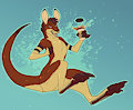 Coffee roo! - Artwork by Inkfang