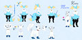 Koru and Marta Ref sheet by CandyKitsune