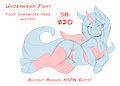 Underwear Pony YCH