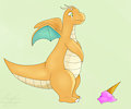 Sad Dragonite by Scafendragon