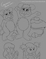 Bonnie's Birthday a popple tf 1/4 by Guardianslade