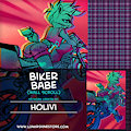 Biker Babe by Holivi