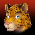 Leopard Bust