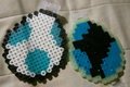 Yoshi Egg Perler Badges by Valreations