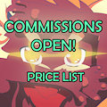 COMMISSIONS OPEN - PRICE LIST
