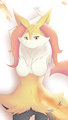 Wallpaper Mobile - Braixen (SFW)