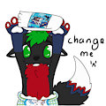 Baby fur sticker by WifyWolf