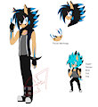 ~AJ the Hedgehog~ ~Ref Sheet~ by 6DeathWish9