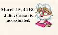 This Day in History: March 15, 44 BC
