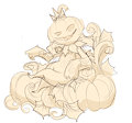Pumpkin King: throne