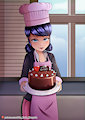 Commission from MiniMarinette - Happy Birthday by TheDarkMangakaStudio