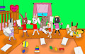 Slumber Party Pillow Fight -By MSlash67-Production-