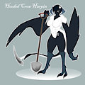 Hooded Crow Harpin by HappyTireal