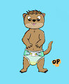 Babyfur Otter by OtterPoof