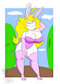 Bunny peach baby~