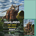 Highlands Wall Scroll by Rukis
