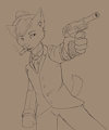 Bonejaw's Luger by Rayeour