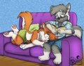 Lazing on the sofa by crazyhusky