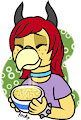 Mmm... chicken noodle!