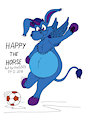 Happy the Horse Color