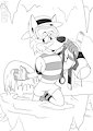 Hokey goes for a swim by kandlin