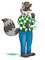 Sleepy Raccoon