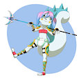 warrior girl by furrychrome