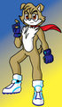 Evans the dog-fan character