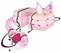Strawberry Ice Cream Sandwich (by Arh) by punkmaniac