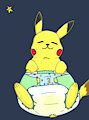 Babyfur Pikachu by OtterPoof