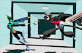 Don't bring guns to an interdimensional sword fight