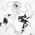 Zaphal  Shadow Rhythmic Gymnastics COMMISSION