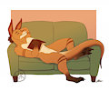 A snooze after a long day - by WolfRocket by KnoxTheRoo