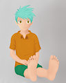Sitting boy by Ryten