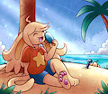 Tommo at the Beach