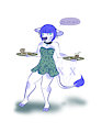 Dairy Diner Waitress by Bratcatt