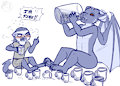Drinking Contest by TlaiLaxu