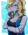 Evo but with glasses