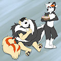 Birthday Tail Hugs ^ω^