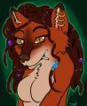 Commission- Flat bust for hanyoneko 