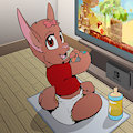 Amy plays Yoshi's Crafted World -By Blankie-