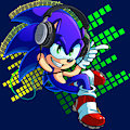 Commission - Audiophile Sonic by ZoomSwish