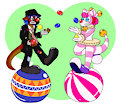 Clowning Around (2019 B-Day Gift for Rebecca) by quetzadrake