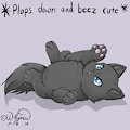 *Plops Down and Beez Cute*