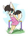 Kaelie on a playground