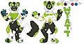 Ref sheet for Wyatt(wild dog)