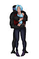 2003 Ninja Leo And Clara My Oc by HowlsMoon