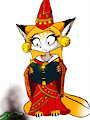 Clumsy onmyo mage apprentice by InariFox