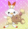 Scorbunny and Buneary